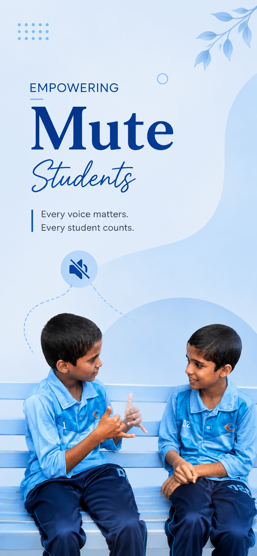 Vision School Speech Impaired Hero Banner